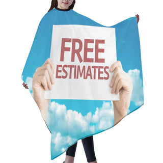 Personality  Free Estimates Card Hair Cutting Cape