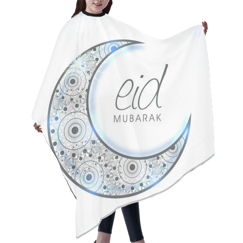 Personality  Creative Floral Moon For Islamic Festival, Eid Celebration. Hair Cutting Cape