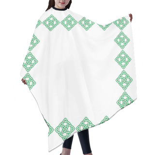 Personality  Square Celtic Frame Hair Cutting Cape