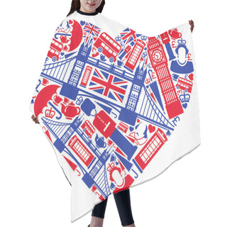 Personality  I Love England! Hair Cutting Cape