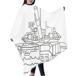 Personality  Army Tank Hair Cutting Cape