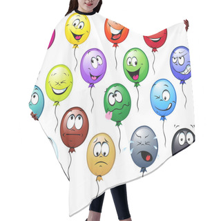 Personality  Colorful Balloons Cartoon Hair Cutting Cape