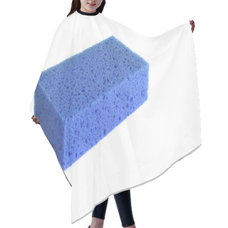 Personality  Blue Sponge Hair Cutting Cape
