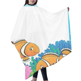 Personality  Clownfish Topic Frame 1 Hair Cutting Cape