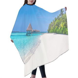 Personality  Tropical Island In Maldives Hair Cutting Cape