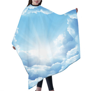 Personality  Beautiful Clouds Hair Cutting Cape