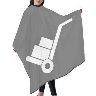 Personality  Handcart Icon Hair Cutting Cape