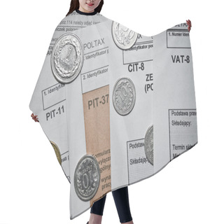 Personality  Blank Income Tax Forms Hair Cutting Cape