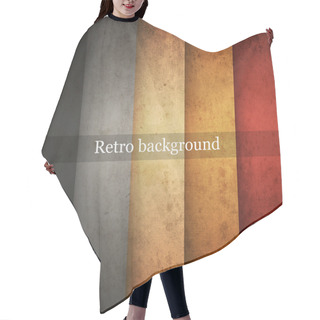 Personality  Vector Vintage Striped Background Hair Cutting Cape