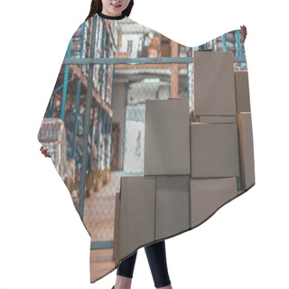 Personality  Boxes In Storehouse  Hair Cutting Cape