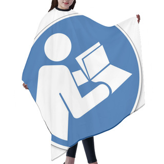 Personality  Commanded Sign Safety Sign Pictogram Occupational Safety Sign Instructions For Use Manual Faq Hair Cutting Cape