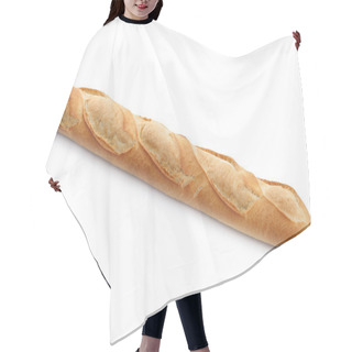 Personality  French Baguette White Bread Isolated Hair Cutting Cape