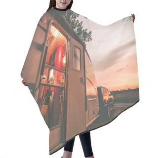 Personality  Travel Trailer Camping Hair Cutting Cape