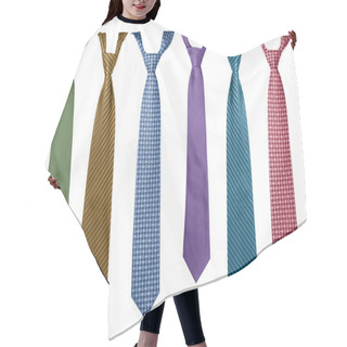 Personality  Colorful Ties Collection Hair Cutting Cape