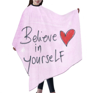 Personality  Believe In Yourself Hair Cutting Cape