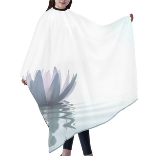 Personality  Zen Flower Loto In Water Hair Cutting Cape