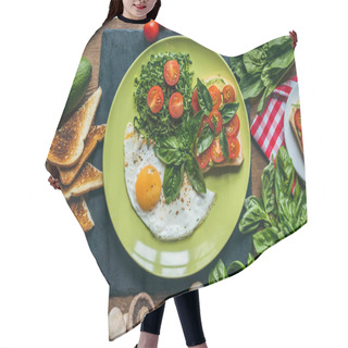 Personality  Healthy Breakfast  Hair Cutting Cape