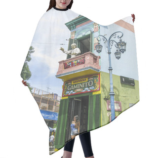 Personality  People Visit Caminito Street In La Boca Hair Cutting Cape
