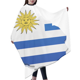 Personality  Map Uruguay Hair Cutting Cape
