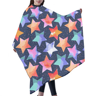Personality  Abstract Grunge Stars Hair Cutting Cape