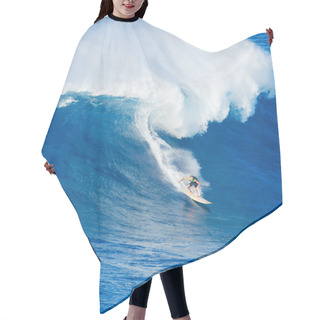Personality  Surfer Riding Giant Wave Hair Cutting Cape