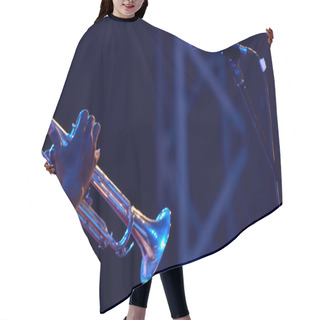 Personality  Playing Saxophone Hair Cutting Cape