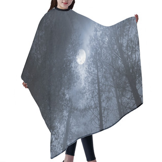 Personality  Forest Full Moon Hair Cutting Cape