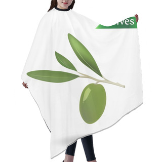 Personality  Vector Olives Icon Hair Cutting Cape