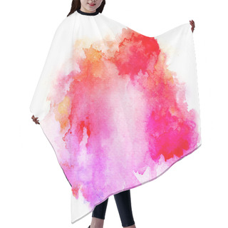 Personality  Ink Pink Watercolor Background Hair Cutting Cape
