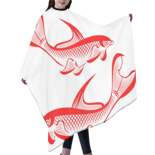 Personality  Fish Illustration Hair Cutting Cape
