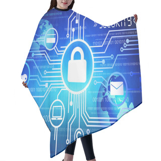 Personality  Internet Security System Hair Cutting Cape
