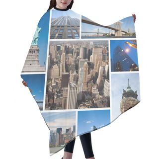 Personality  New York City Collage Hair Cutting Cape