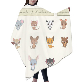 Personality  Australian Animals Collection Hair Cutting Cape
