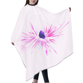 Personality  Abstract Flower. Hair Cutting Cape