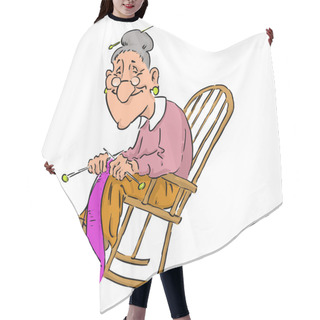 Personality  Grandmother Hair Cutting Cape