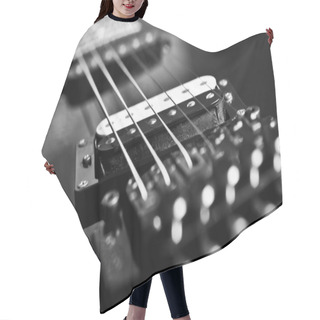 Personality  Electric Guitar Strings Hair Cutting Cape