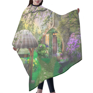 Personality  House Flower Fairy Hair Cutting Cape