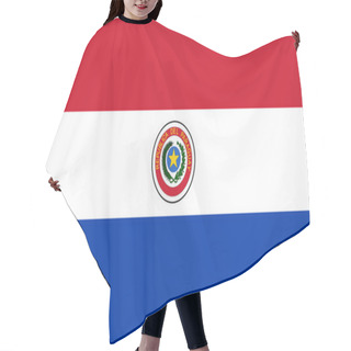 Personality  Paraguay Flag Hair Cutting Cape