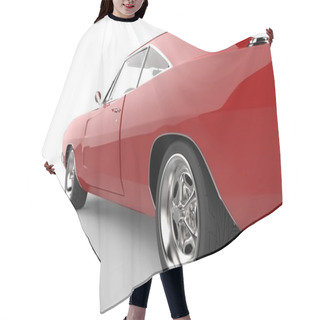 Personality  Rear Tire Of A Vintage Muscle Car Hair Cutting Cape
