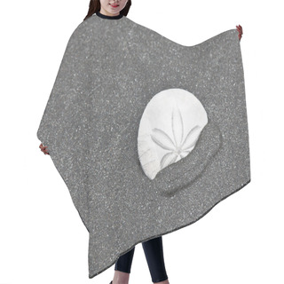 Personality  Sand Dollar On Gray Sand Hair Cutting Cape