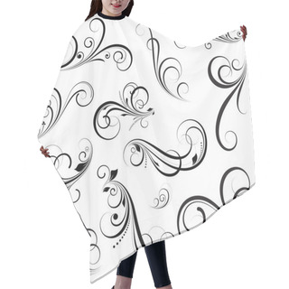 Personality  Swirls Vectors Hair Cutting Cape