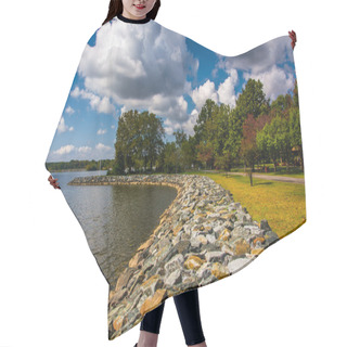 Personality  Rocks On The Shore Of The North East River In North East, Maryla Hair Cutting Cape