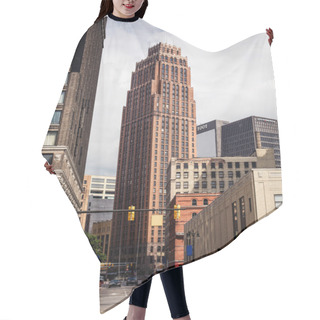 Personality  Downtown Detroit Hair Cutting Cape