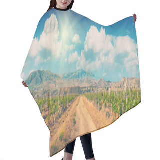 Personality  Crimea Mountain Valley Hair Cutting Cape
