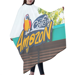 Personality  Cafe Amazon, Cafe Amazon Logo Hair Cutting Cape