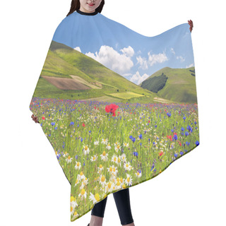 Personality  Flowery Plain Hair Cutting Cape