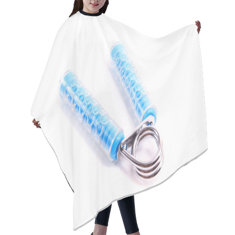 Personality  Spring Hand Gripper Hair Cutting Cape