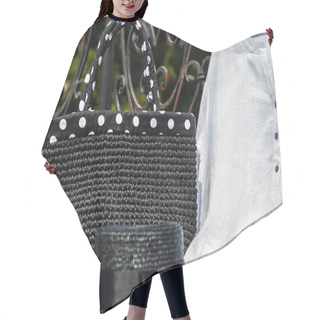 Personality  A Dress, A Bag And A Hat, Nothing Else - Summer Look Without A M Hair Cutting Cape