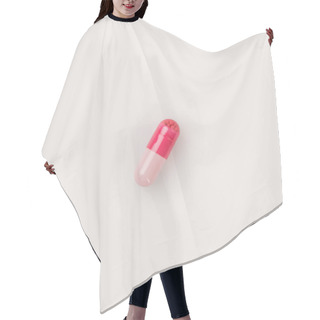 Personality  One Red And Pink Pill Hair Cutting Cape
