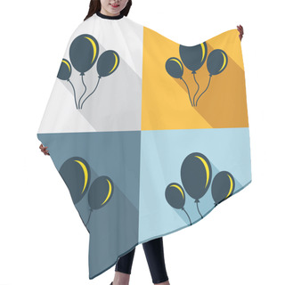 Personality  Balloon Icons Hair Cutting Cape